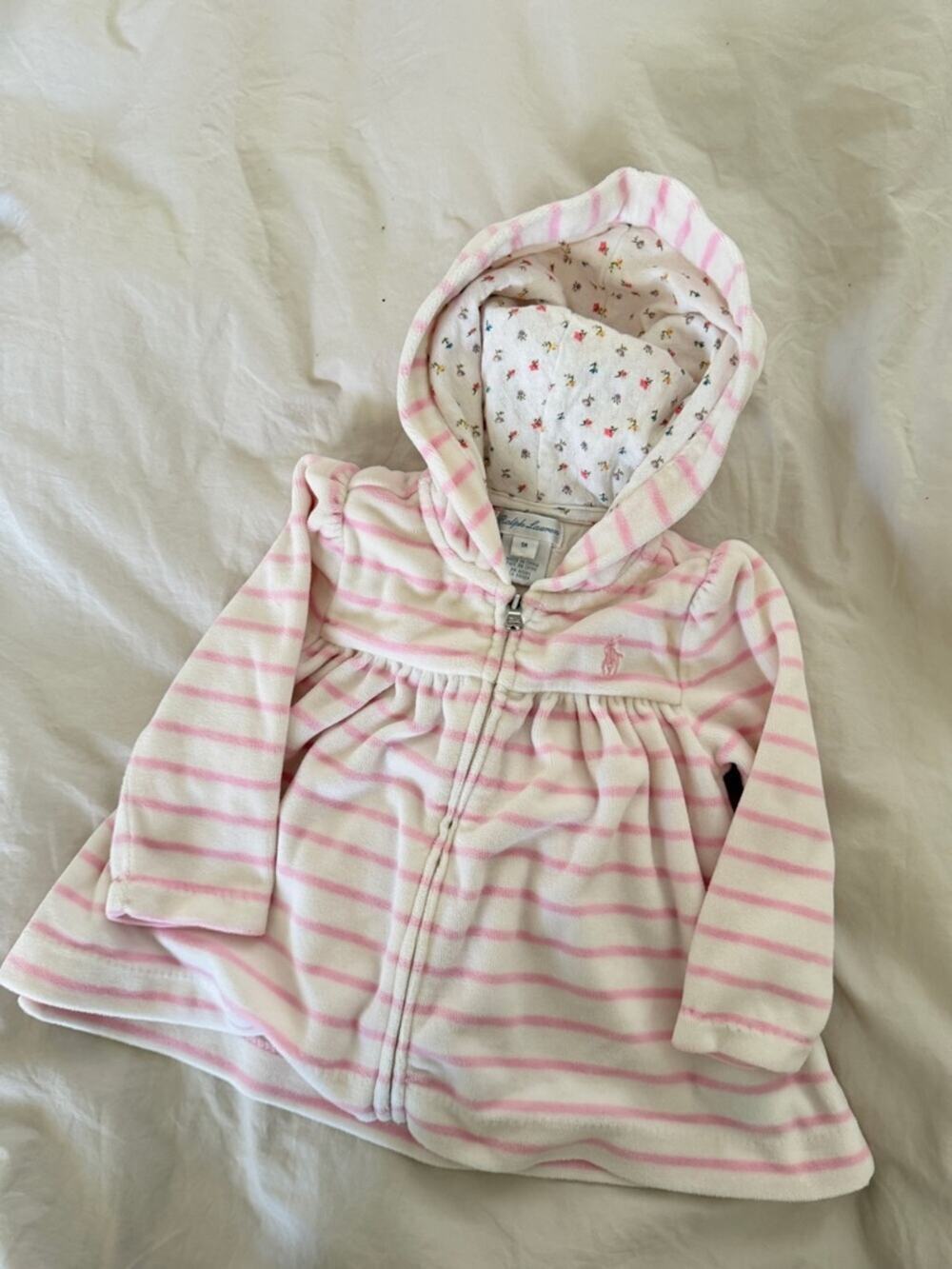 Ralph Lauren Baby Jacket Striped Sweatshirt 9 Month